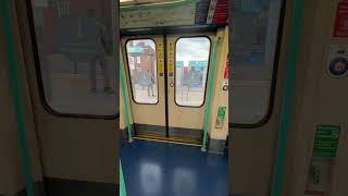 Train Door Opening and Closing at Shadwell  DLR Line  London Overground Station  United Kingdom [upl. by Kan489]