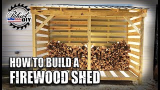 Firewood Storage From Pallets [upl. by Wurst]