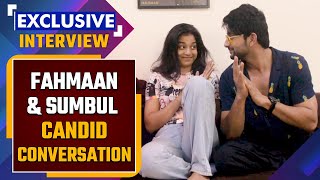 Fahmaan Khan amp Sumbul Touqeer Khan Exclusive Interview for 1st song Ishq ho gaya  Filmibeat [upl. by Akira882]