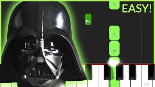 The Imperial March Darth Vader Theme  Star Wars  BEGINNER  EASY PIANO TUTORIAL [upl. by Eenyaj]