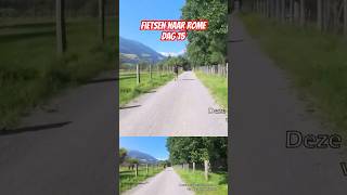 Fietsen naar Rome cycling travel mountains gopro rome stelvio italia vinschgau reschenpass [upl. by Ebocaj464]