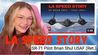 New Zealand Girl Reacts to LA SPEED STORY  SR 71 Blackbird Pilot Shul  USAF [upl. by Eimia323]