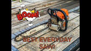 West Coast Saws Bark Box on Stihl MS461 Install and First Run [upl. by Sunday75]