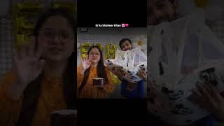 Shafsa to Erha Shaheer and hafsa khan shaheer and hafsa khan cute moment Shaheer khan hafsa khan [upl. by Groome]