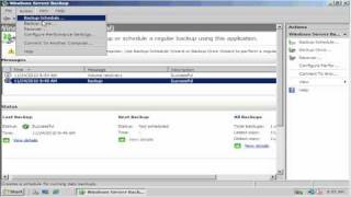 Windows Server 2008 Backup and Restore [upl. by Alegnad186]