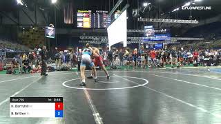 182 Lbs Rnd Of 32 Hunter Berryhill North Carolina Vs Branson Britten Texas [upl. by Mabelle]