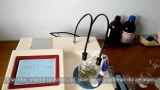 HK1059 Coulometric Karl Fisher Titration TesterASTM D6304 amp D4928 amp D4377 [upl. by Okim]