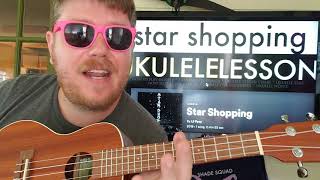 How To Play Star Shopping Ukulele  Lil Peep Ukulele tutorial  easy ukulele lesson beginner chords [upl. by Anavahs513]