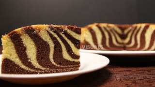 Butter Marble Cake  Marble Butter Cake Recipe  Kek Butter Marble [upl. by Sueahccaz]