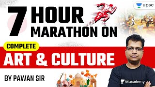 7 Hour Marathon on Complete Art and Culture Nitin Singhania  UPSC CSE 20212022  Pawan Sir [upl. by Dnomaj156]