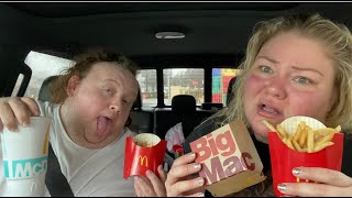 My 10th time eating a BIG MAC mukbang with my cousin Gem [upl. by Tuhn]