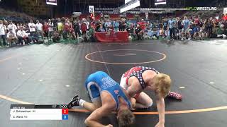 Junior FS 138 Round of 128  Jeremy Schoenherr WI vs Conner Ward KS [upl. by Shaffert]