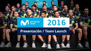 MovistarTeam2016 Presentación Oficial [upl. by Rennob]