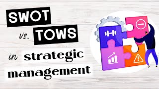 SWOT vs TOWS matrix in strategic management how to use them in your business plan [upl. by Annaiel]