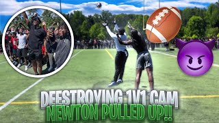 DEESTROYING CAME TO ATLANTA amp CAM NEWTON PULLED UP FOR 1V1 🏈10000 CASH PRIZE💰 MUST SEE [upl. by Enomad]