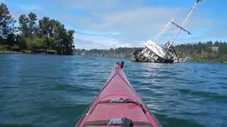 Kayaking Columbia River  Puget Island [upl. by Aromas]