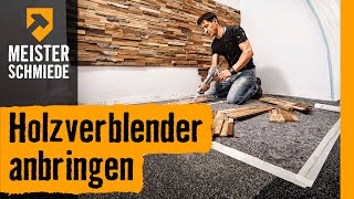 Holzverblender anbringen  HORNBACH Meisterschmiede [upl. by Elokin]