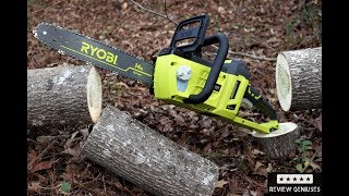 Ryobi 40V Lithium Brushless 14quot inch Cordless Chainsaw Review Model RY40511 [upl. by Yrocej]