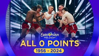 ALL 0 POINTS of the Eurovision Song Contest 19562024 [upl. by Doone777]