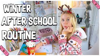 WINTER AFTER SCHOOL amp HAUSAUFGABEN ROUTINE 2019  MaVie Noelle Family [upl. by Rimisac]