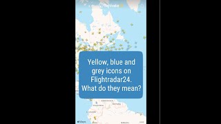 What are the blue aircraft icons A visibility settings tutorial for Flightradar24 [upl. by Pirnot132]