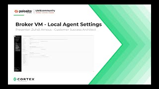 Broker VM  Local Agent settings [upl. by Eillim]