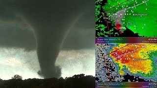 HOW TO SEE A TORNADO ON RADAR [upl. by Ebaj]