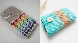 Fundas para Celulares  Tejidas a Crochet [upl. by Fiora]