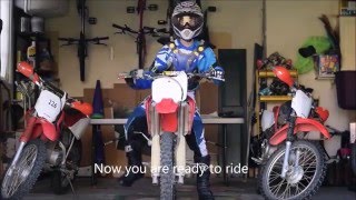 How to change engine oil on Crf150r [upl. by Wyatan]