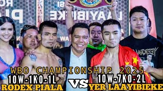 LATEST FIGHT 2025 Rodex Piala PHILIPPINES vs Laayibieke Yerjialahasi CHINA HIGHLIGHTS FEB 8 [upl. by Jeffers]