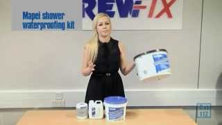 Screwfix  Mapei Shower Waterproofing Kit [upl. by Melitta802]