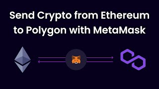 How to Transfer Cryptos from Ethereum to PolygonMatic Network with Metamask amp Polygon Bridge [upl. by Ebeohp]