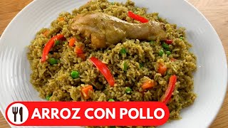 🇵🇪ARROZ CON POLLO PERUANO  RECETA DELICIOSA [upl. by Eiuqnom]