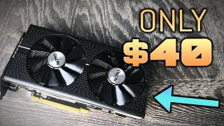 This RX 470 Costs ONLY 40 Does it Even WORK [upl. by Ahseela840]