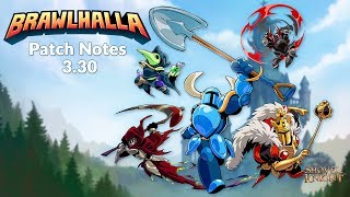 Shovel Knight Crossover Event  Brawlhalla Patch 330 [upl. by Litnahc]