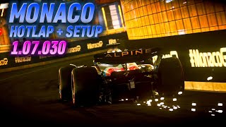 F1 24 Monaco Hotlap  Setup  107030 [upl. by Etennaej]