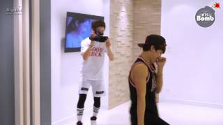 BANGTAN BOMB Dancing by Jimin amp shooting by Jung Kook  BTS 방탄소년단 [upl. by Tingley]