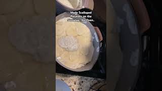 Scalloped Potatoes on the Stovetop food cooking cookingvideo dinner cookingchannel recipe 요리 [upl. by Lamej679]