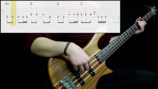 Red Hot Chili Peppers  Sick Love Bass Cover Play Along Tabs In Video [upl. by Hameean149]