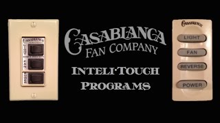 Casablanca Inteli•Touch  Special Program Button Sequences [upl. by Yzmar]