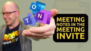 Add OneNote meeting notes to your Microsoft Teams meeting invite [upl. by Yednil]