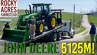 The New John Deere 5125M Arrives At The Farmstead Spring 2022 [upl. by Meer984]