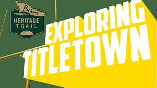 Exploring Titletown Packers Heritage Trail [upl. by Liddle]