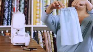 How to Sew an Elastic Waistband  Sewing Lessons [upl. by Papst]