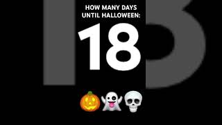 how many days until halloween [upl. by Cly]