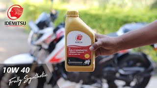 Idemitsu 10w40 Fully Synthetic Engine Oil  Apache RTR 200 Oil Change [upl. by Nnel387]