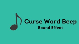 Curse Word Beep Sound Effect [upl. by Lustick]