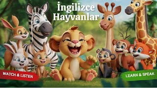 İngilizce Hayvanlar  Learning Animals Name For Kids  Animals In English [upl. by Igic833]