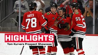 HIGHLIGHTS Tom Kurvers Prospect Showcase  Blackhawks vs St Louis [upl. by Rofotsirk]