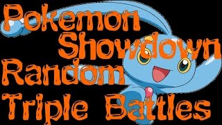 Pokemon Showdown Random Triple Battles [upl. by Inalaeham]